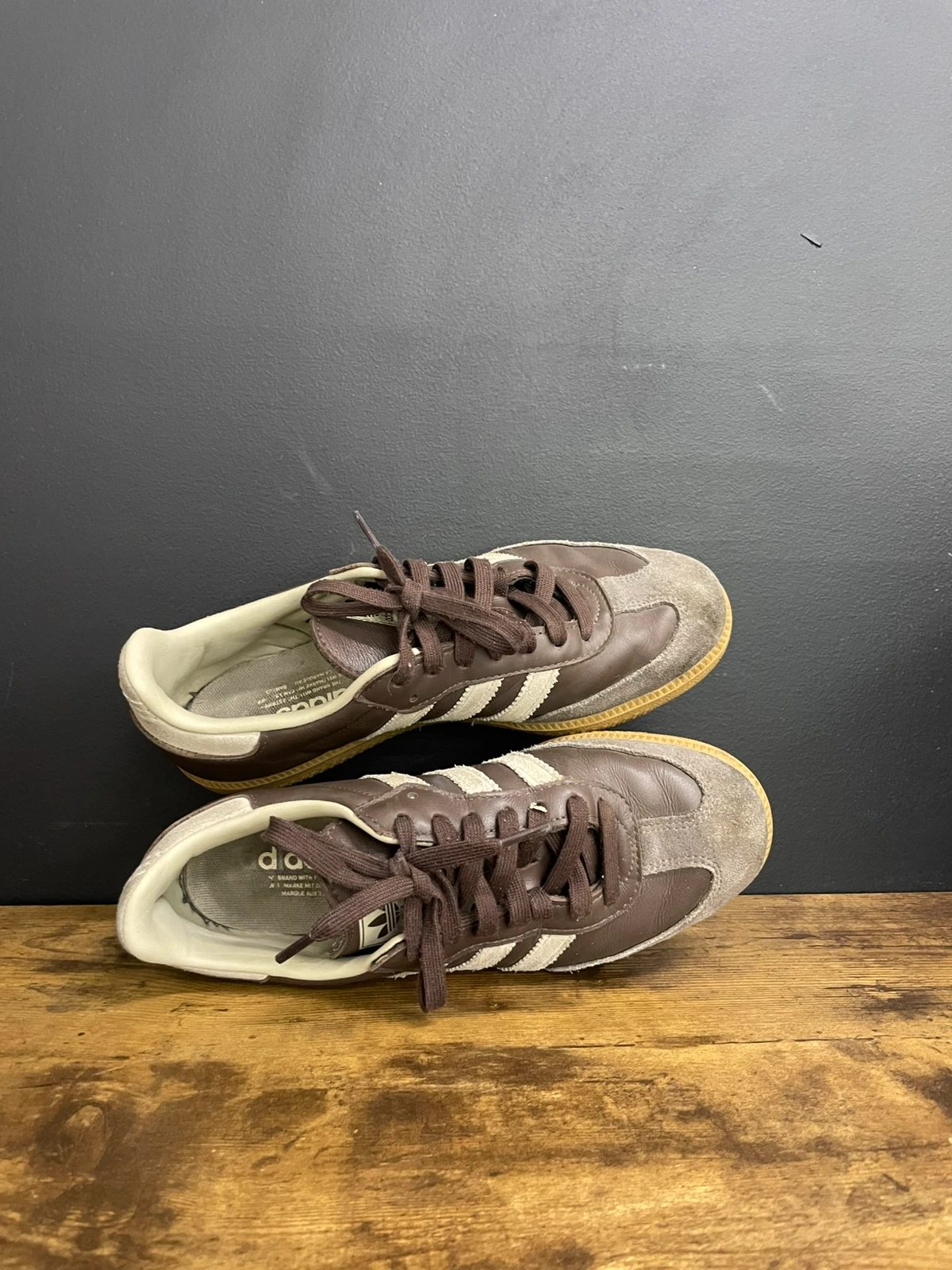 2ó Brązowe sneakersy adidas Samba OG, rozmiar 40 2/3 - obrazek 7