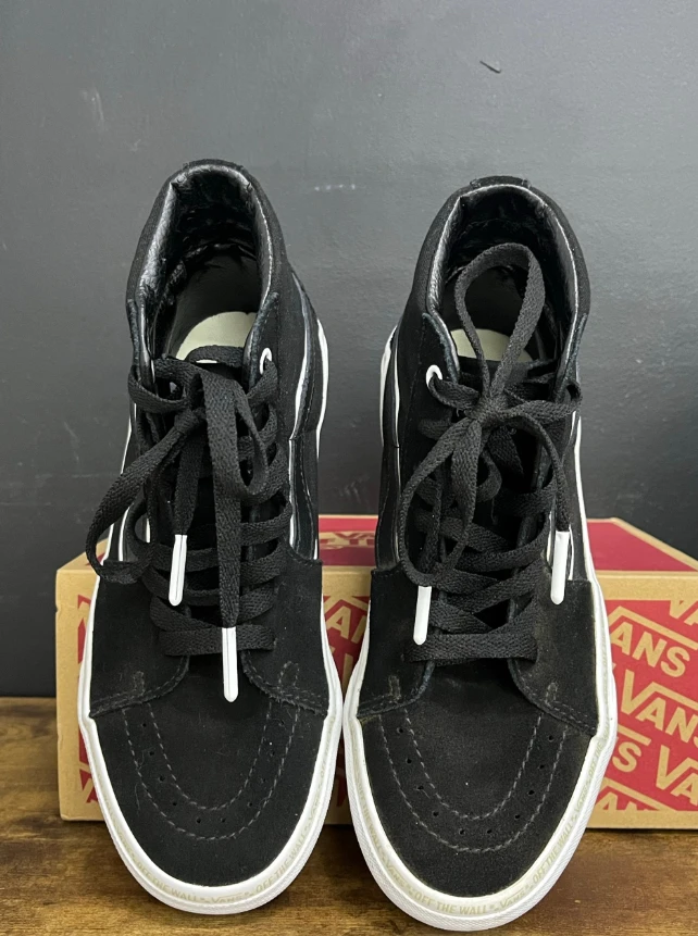 465 Czarne sneakersy Vans Sk8-Hi, rozmiar 35 - obrazek 2