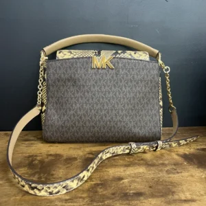 115 Brązowa torebka Michael Kors Karlie