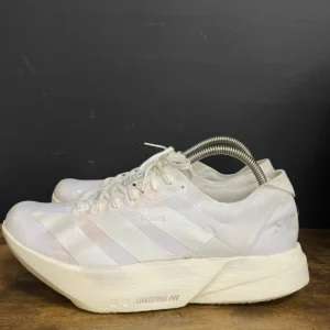9y Białe buty do biegania adidas Adizero Adios Pro 4, rozmiar 44