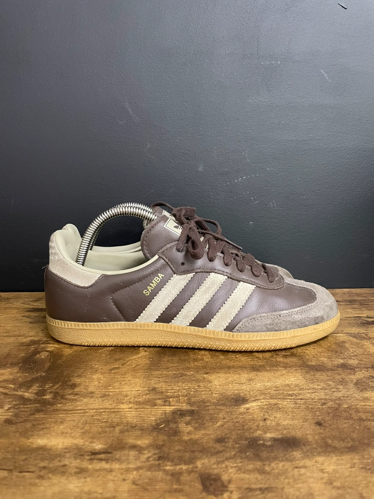2ó Brązowe sneakersy adidas Samba OG, rozmiar 40 2/3 - obrazek 6