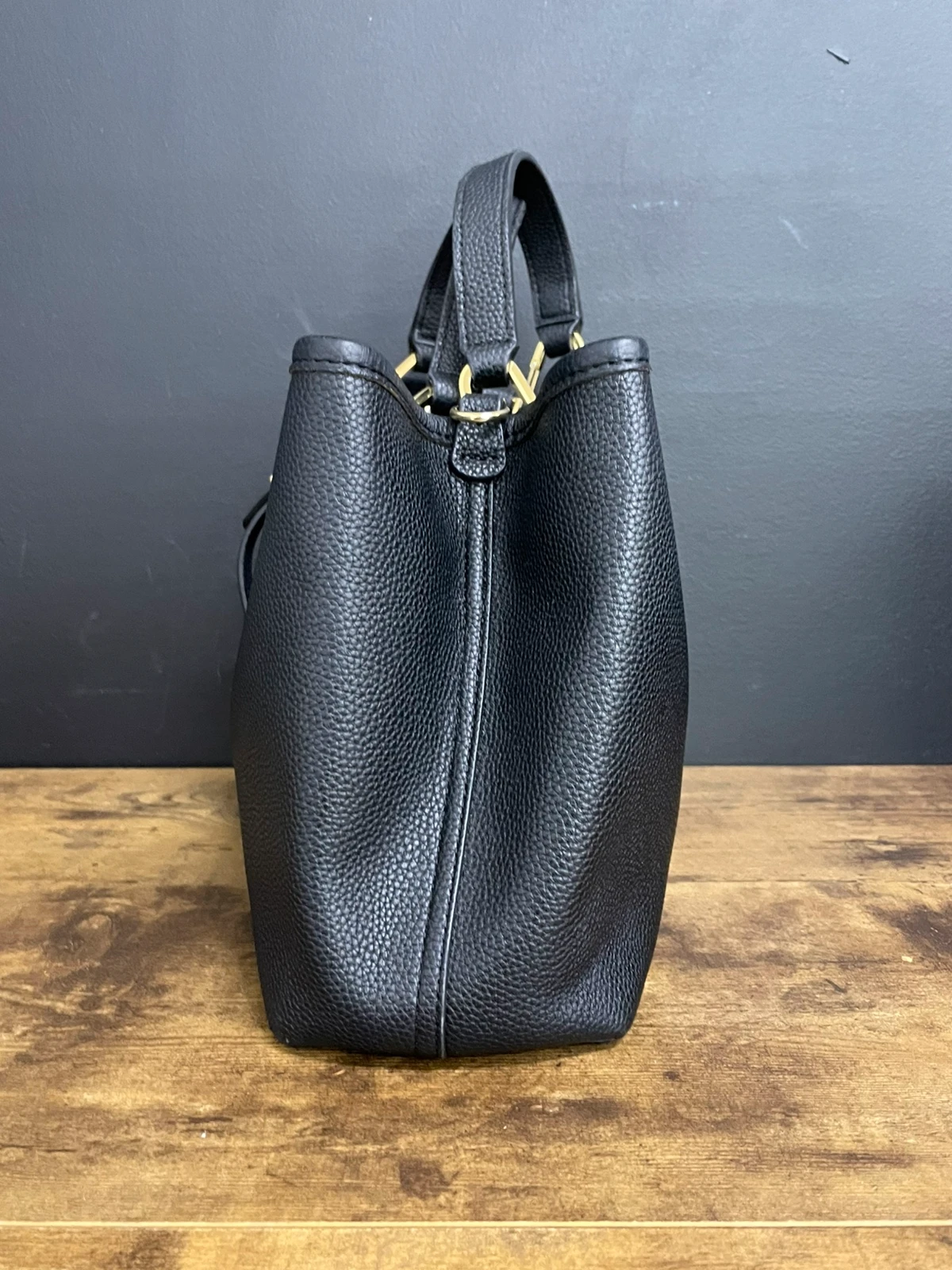 T60 Czarna torebka Emporio Armani Borsa - obrazek 6