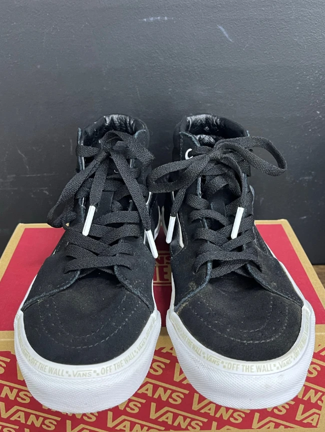 465 Czarne sneakersy Vans Sk8-Hi, rozmiar 35 - obrazek 3