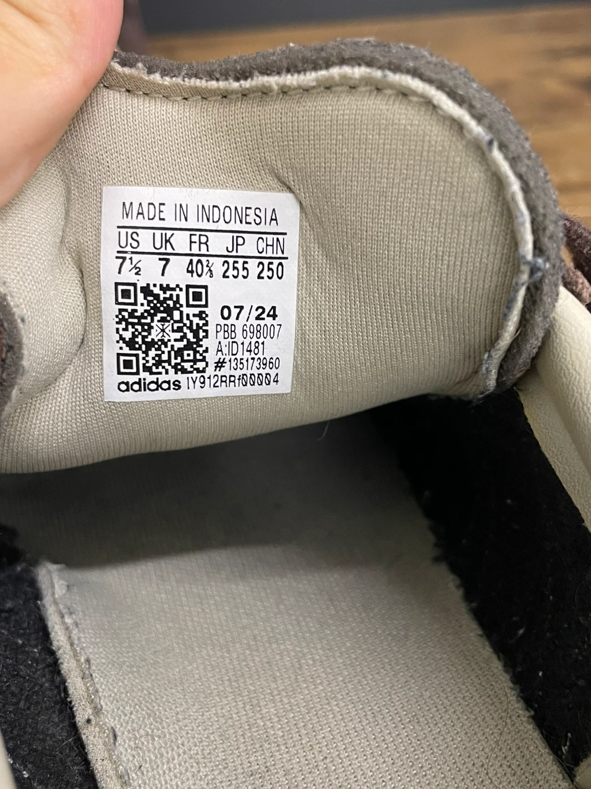 2ó Brązowe sneakersy adidas Samba OG, rozmiar 40 2/3 - obrazek 10