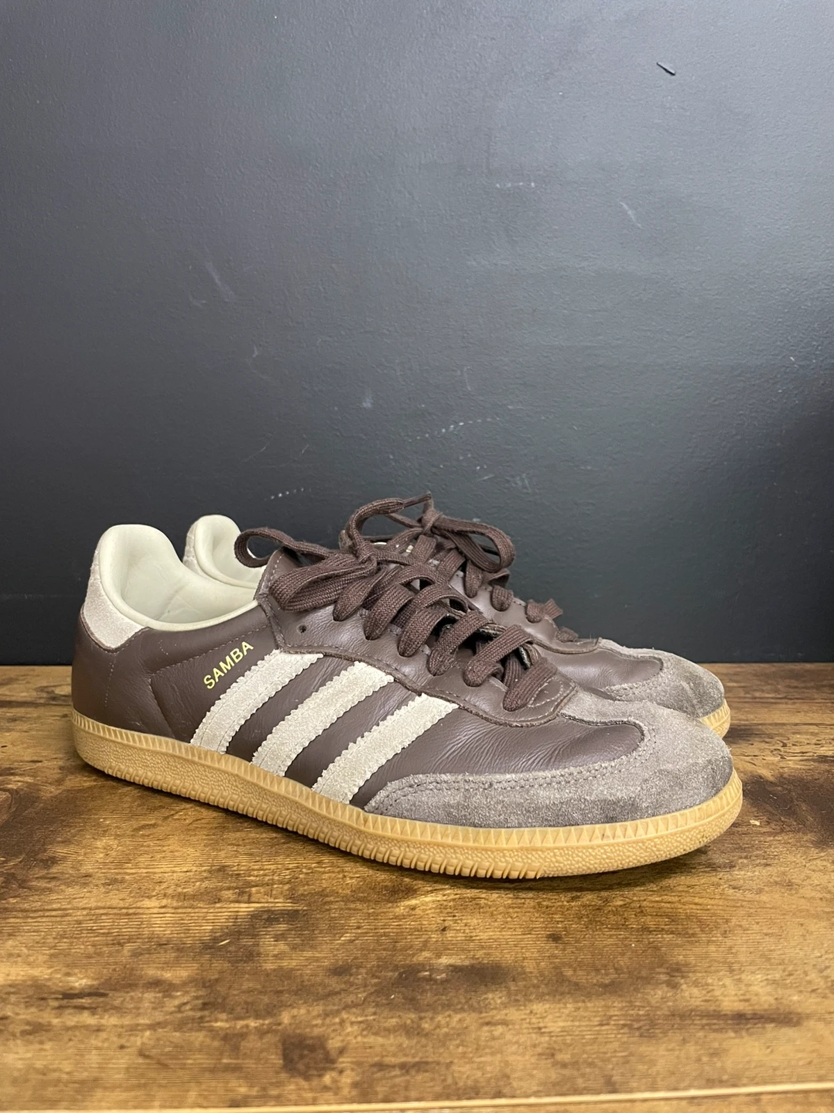 2ó Brązowe sneakersy adidas Samba OG, rozmiar 40 2/3 - obrazek 9