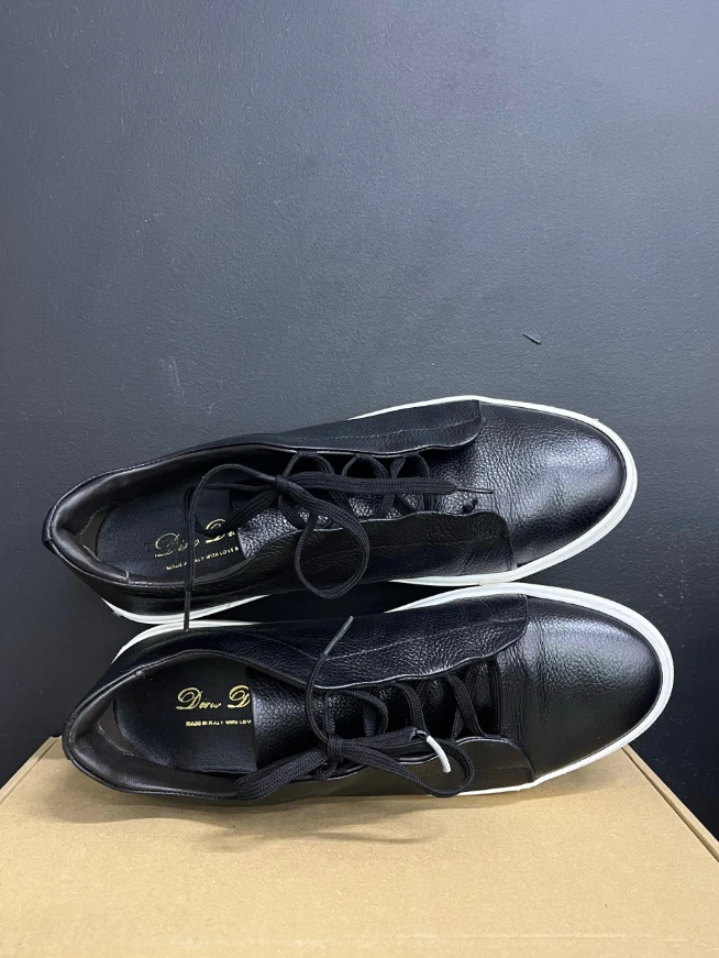 470 Czarne skórzane sneakersy Dino Draghi, rozmiar 42 - obrazek 5
